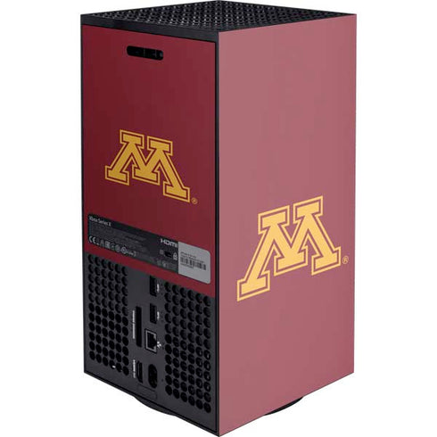University of Minnesota M Logo XBox Series X Digital Edition Console Skin